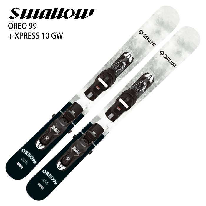 スワロー スキー板 2026 SWALLOW OREO 99 WH + XPRESS 10 GW オレオ