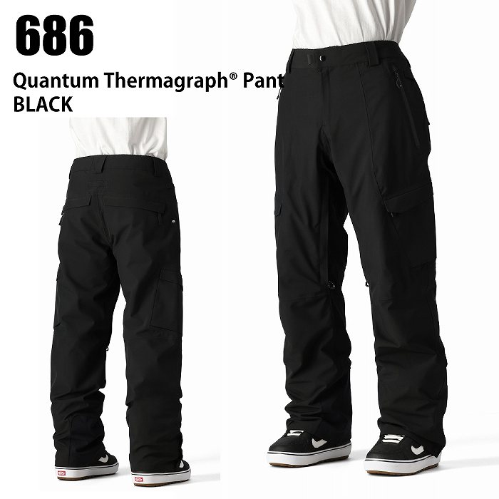 686 シックスエイトシックス M2W208 QUANTUM THERMAGRAPH PANT BLACK