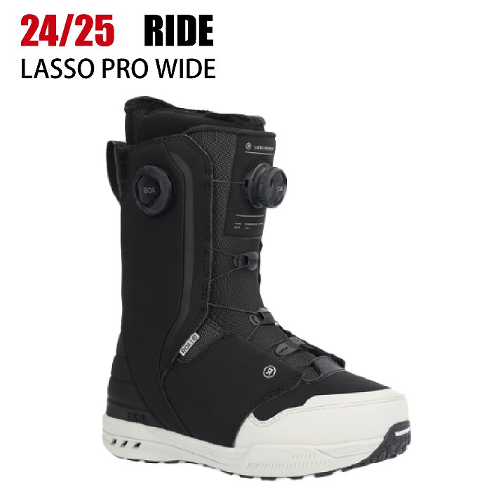 2025 RIDE ライド LASSO PRO WIDE ラッソ プロ ワイド BLACK 24-25
