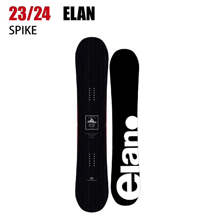 2024 ELAN エラン SPIKE BLACK スパイク 23-24 スノーボード スノボ