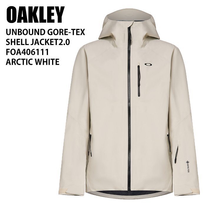 OAKLEY オークリー FOA406111 UNBOUND GORE-TEX SHELL JACKET ARCTIC