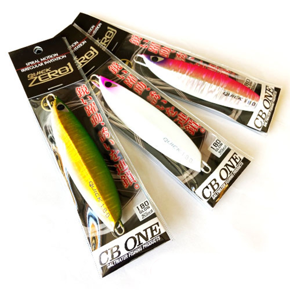 CB ONE/QUICK ZERO1(クイックゼロワン)180g グローカラー メタルジグ