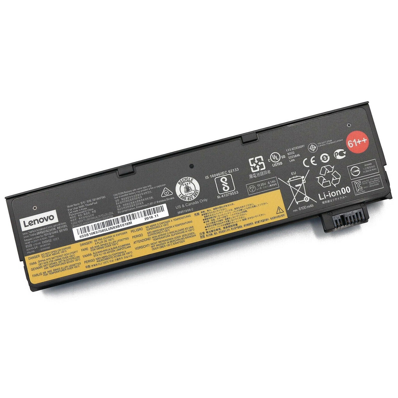 Lenovo レノボ ThinkPad 用6セル バッテリー 61++ 01AV427 01AV428