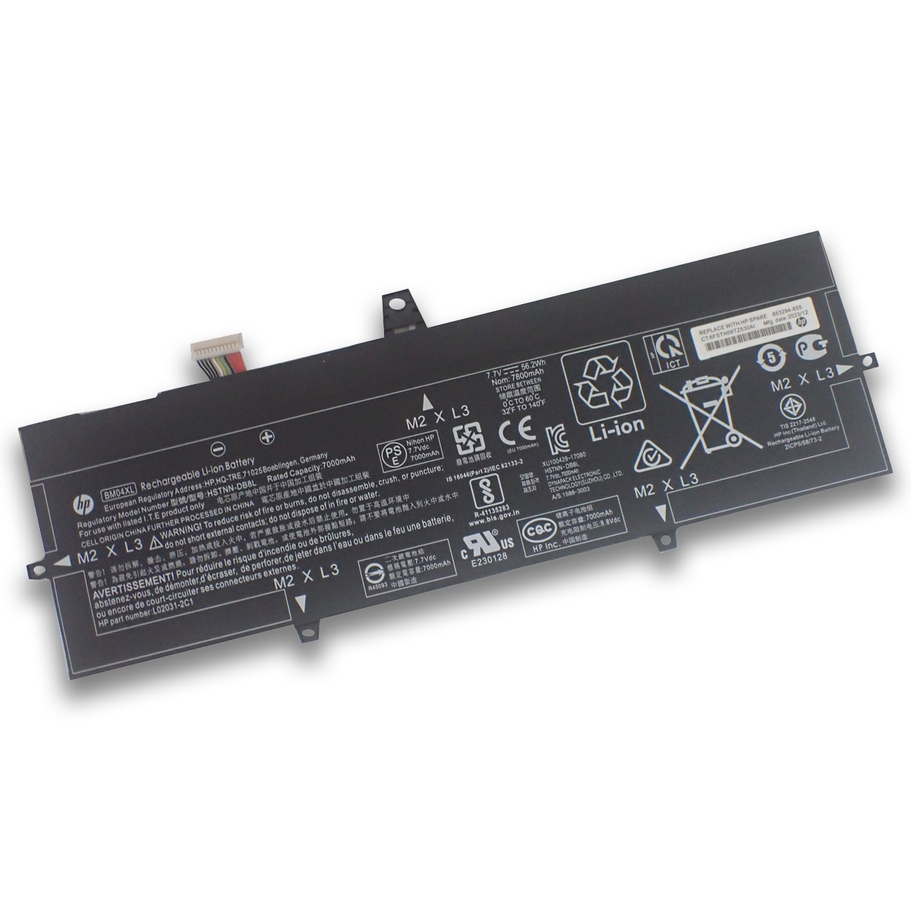 HP エイチピー EliteBook x360 1030 G3 G4 純正 交換用内蔵バッテリー