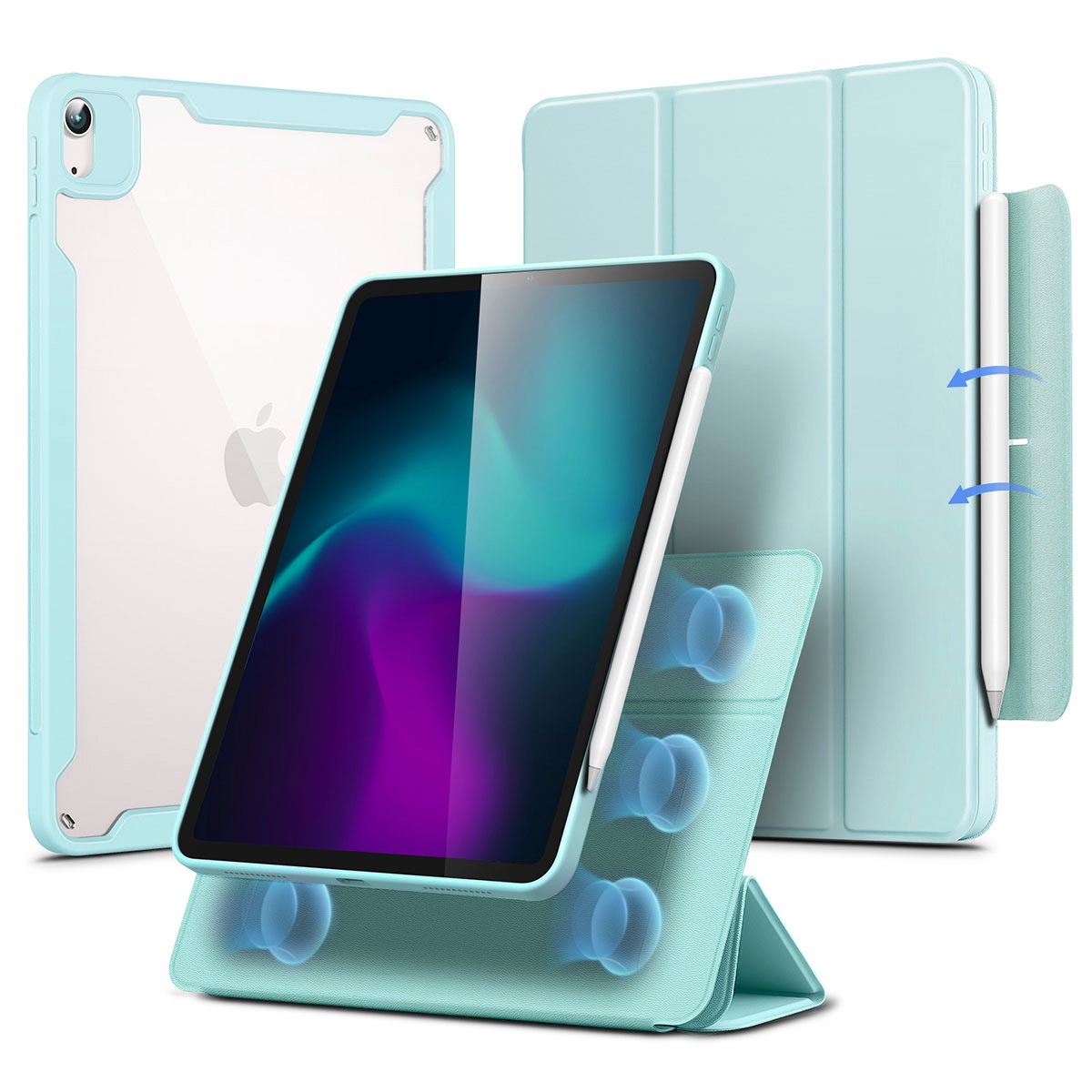 ESR [iPad Air 11インチ (M3/M2) 用] REBOUND 360 ハイブリッド 2WAY