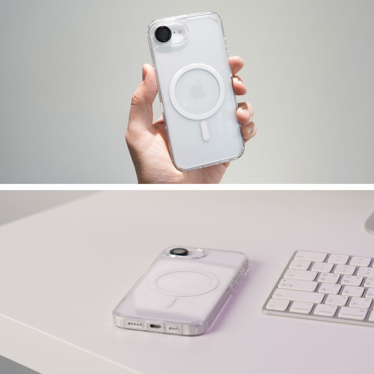 araree（アラリー） [iPhone 17e/16e 用] MagSafe対応 Duple M クリア