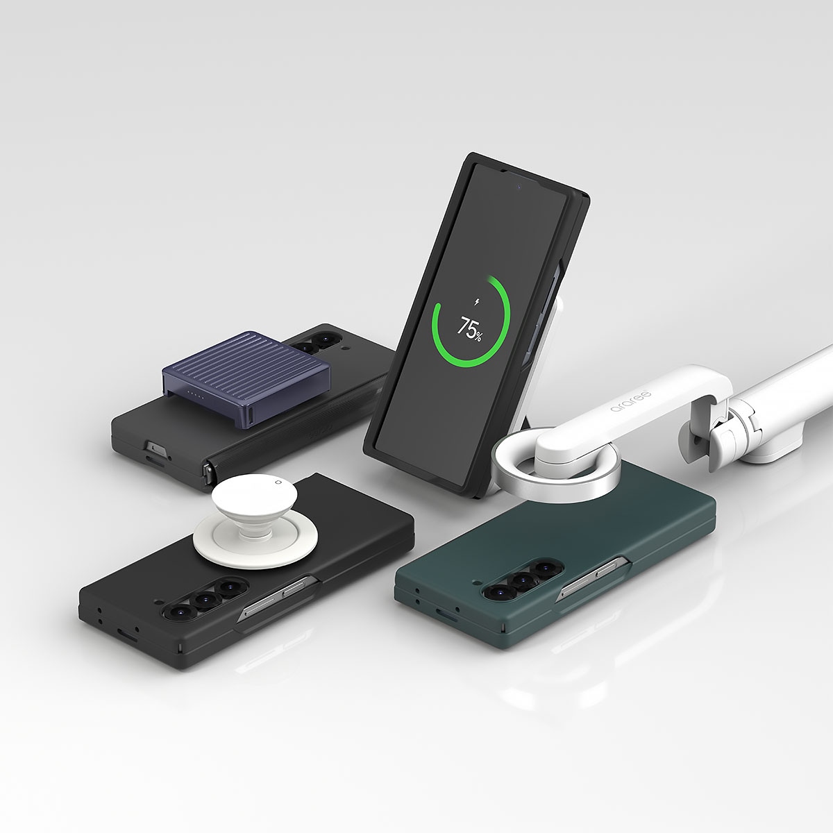 araree（アラリー） Galaxy Z Fold6 ケース MagSafe対応 Aero Flex M