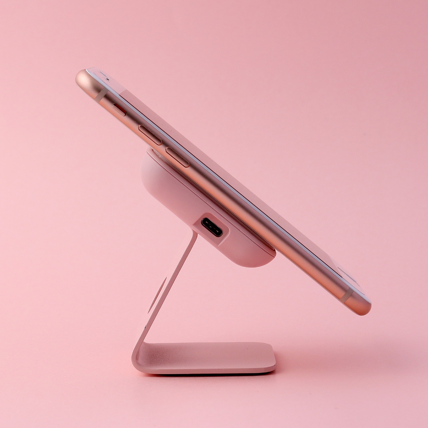 STAND:ON 2WAY ミニワイヤレス充電器【 コードレス / 最大10W出力