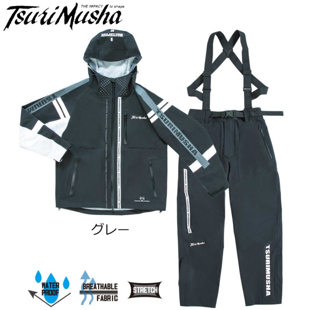 釣武者 3Dストレッチウィンドガードスーツ 新品 釣武者 3D 釣武者 3D