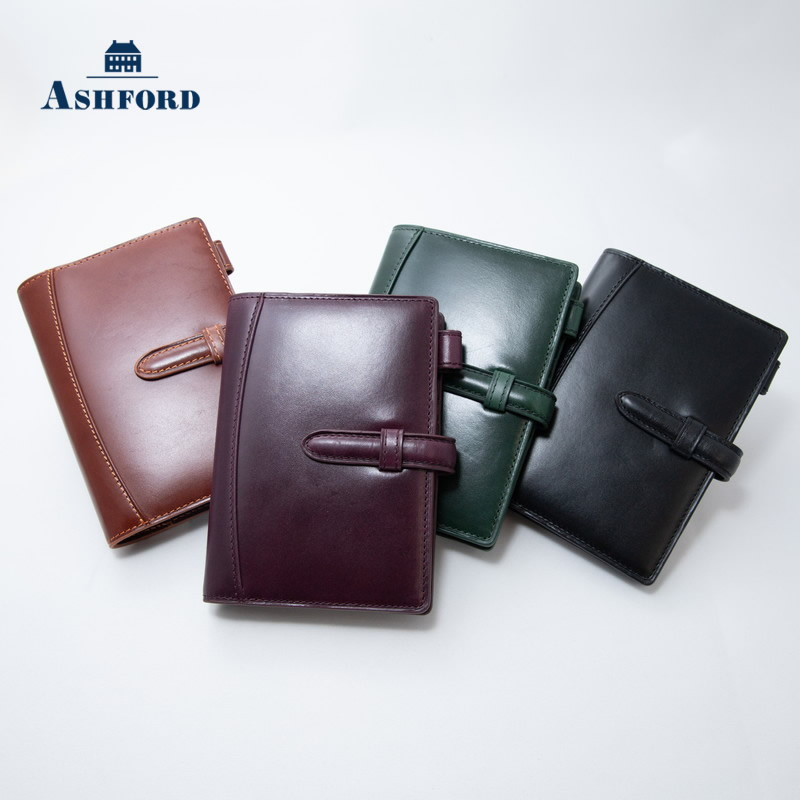 アシュフォード システム手帳 ヒメル ミニ6 13mm ベルト ブラック