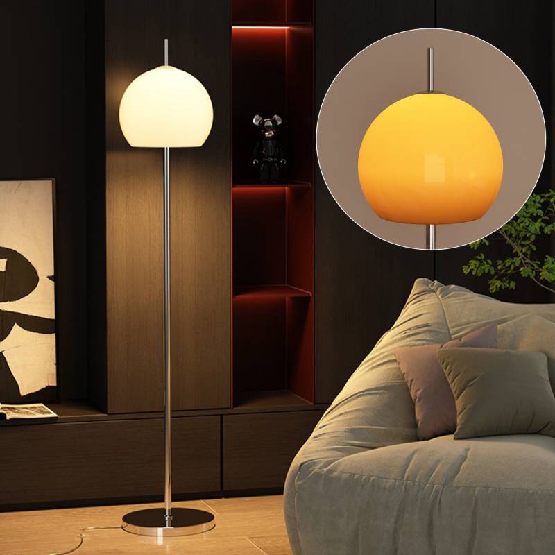 VeroMan ライト フロアライト 半円 ガラス スタンドライト フロア