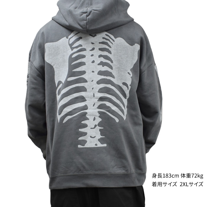 VANSON バンソン スウェット BONE ZIP UP HOODIE ジップパーカー