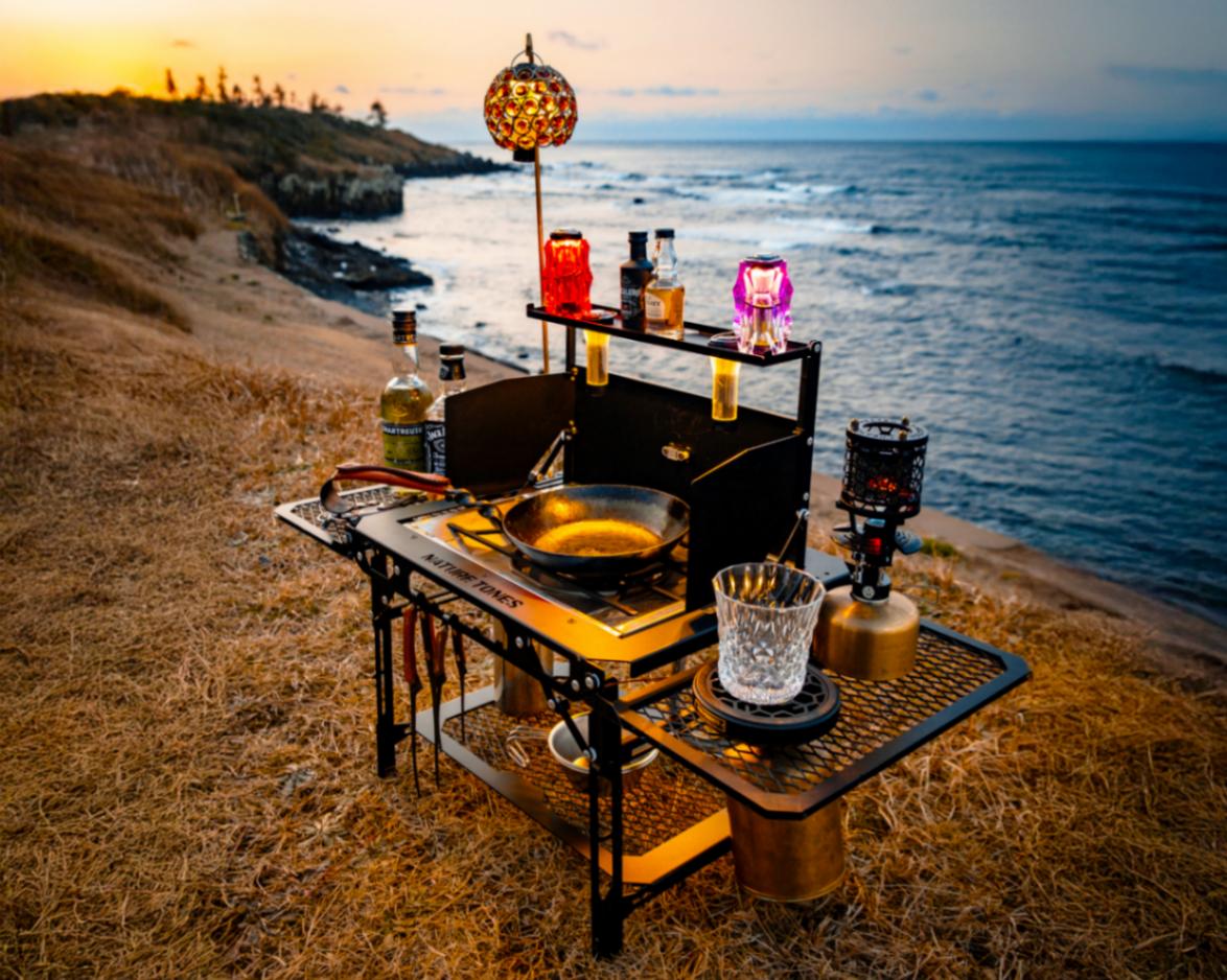 THE HALF FOLDMINITABLE大島園 × NATURE TONES THE HALF FOLD TINY TABLE:テーブル:Naturetones(ネイチャートーンズ)