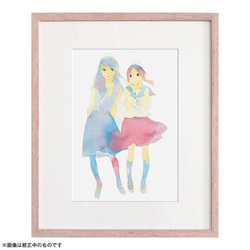 青い花 最終巻表紙イラスト複製原画「青い花 8 cover illustration