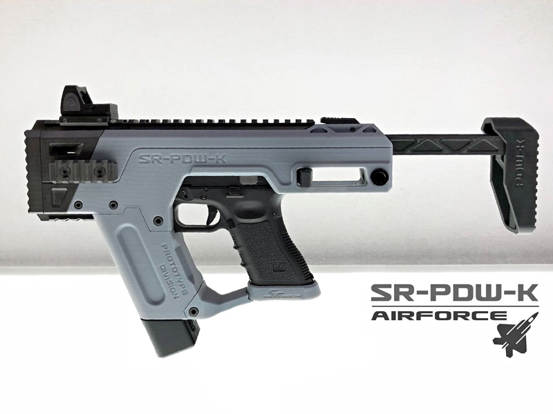 SRU Glock PDW Advanced キット AIRFORCE Gray (AEP/GBB対応