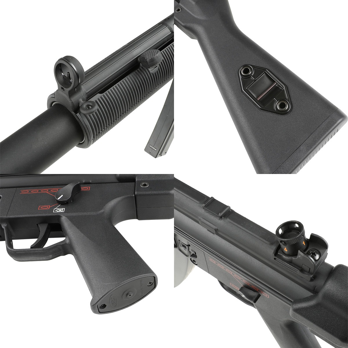 SRC H&K MP5 SD5 サイレンサー フルサイズ電動ガン サブマシンガン SMG