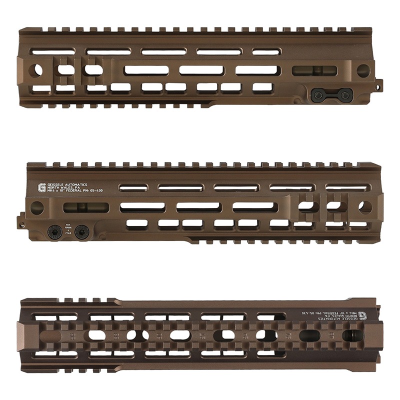 Zparts Geissele Mk4 10inch M-LOKハンドガード Federal刻印 (東京