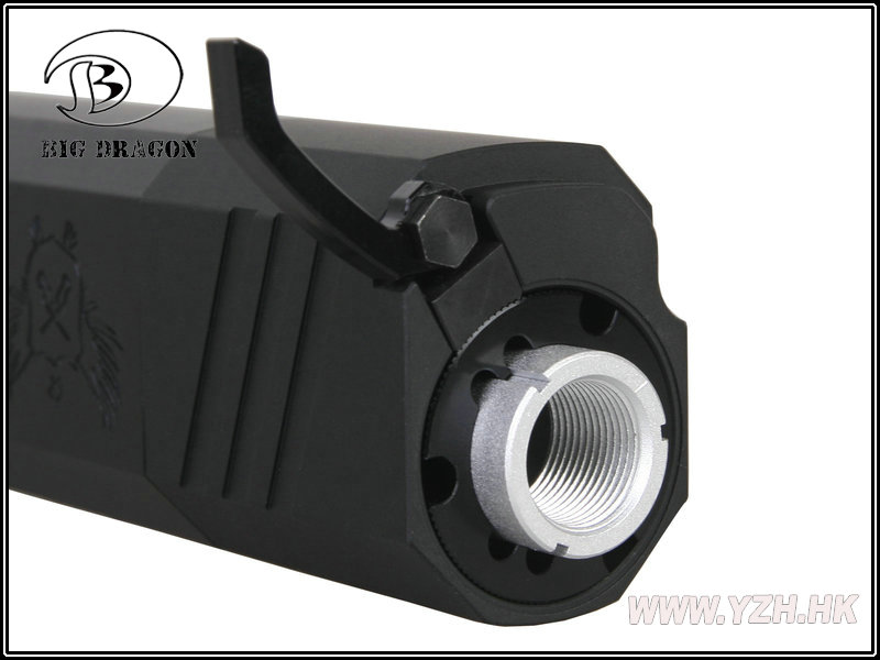 BIGDRAGON SilencerCo Ospreyタイプサプレッサー 7inch BK (14mm逆ネジ