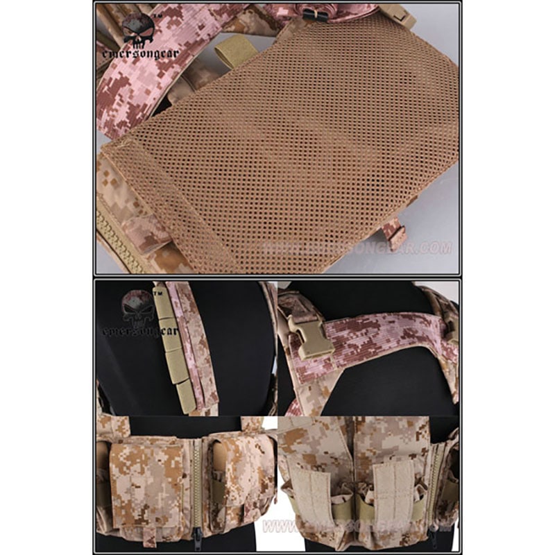 EMERSON LBT1961K ロードベアリング チェストリグ AOR1 | サバゲー装備