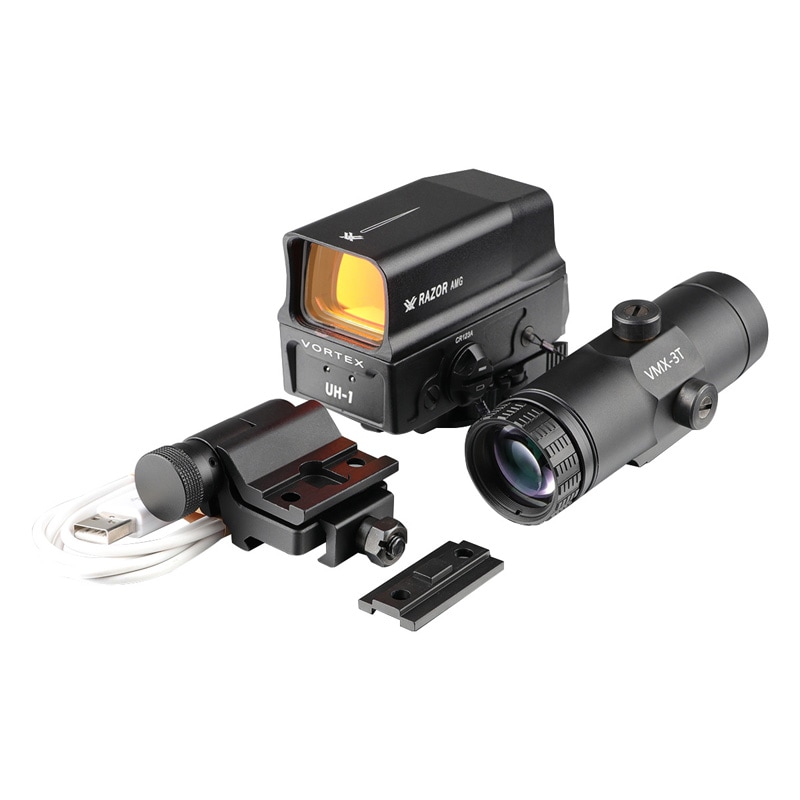 VOタイプ UH-1ドットサイト/VMX-3Tマグニファイヤーセット Black