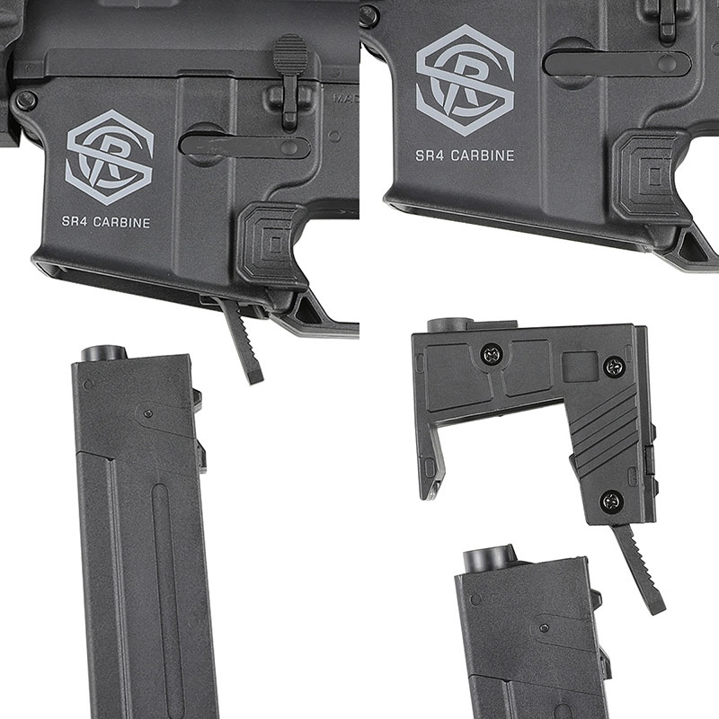 SRC FALCON STD電動ガンM4用 マガジン アダプター | エアガンパーツ