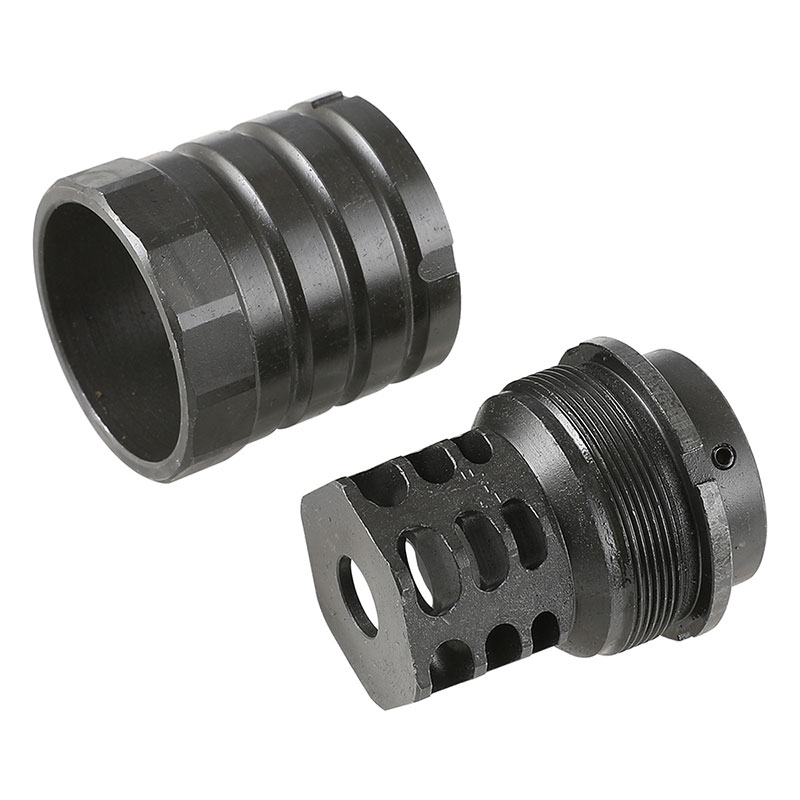 5KU JMAC 360 X37タイプマズルブレーキ＆ブラストシールド (24mm正ネジ