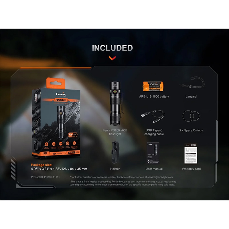FENIX(フェニックス) Fenix PD26R ACE 多機能 ポータブルフラッシュ