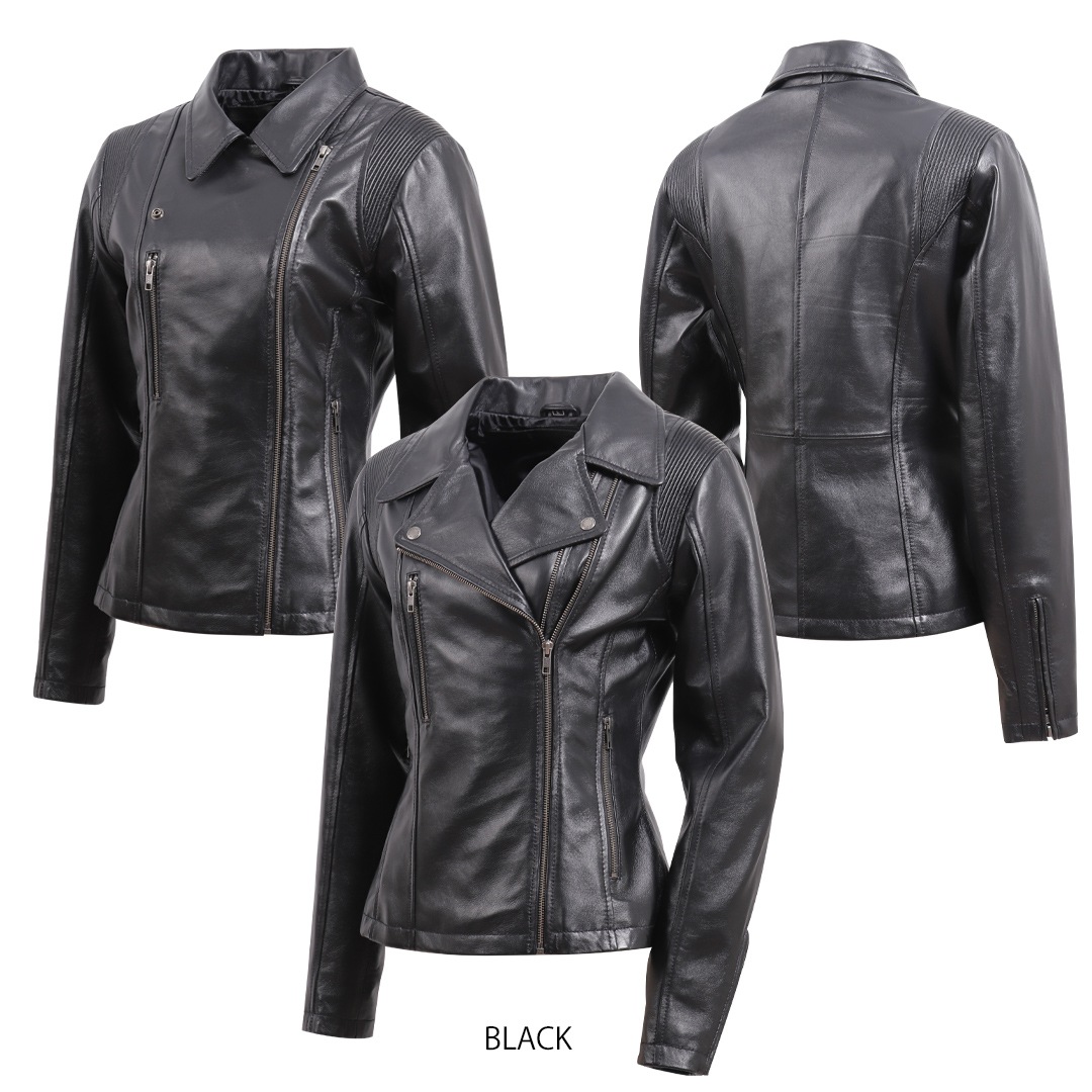バイク レディースレザージャケット[FR20SJ-10A] ウェア,レディース