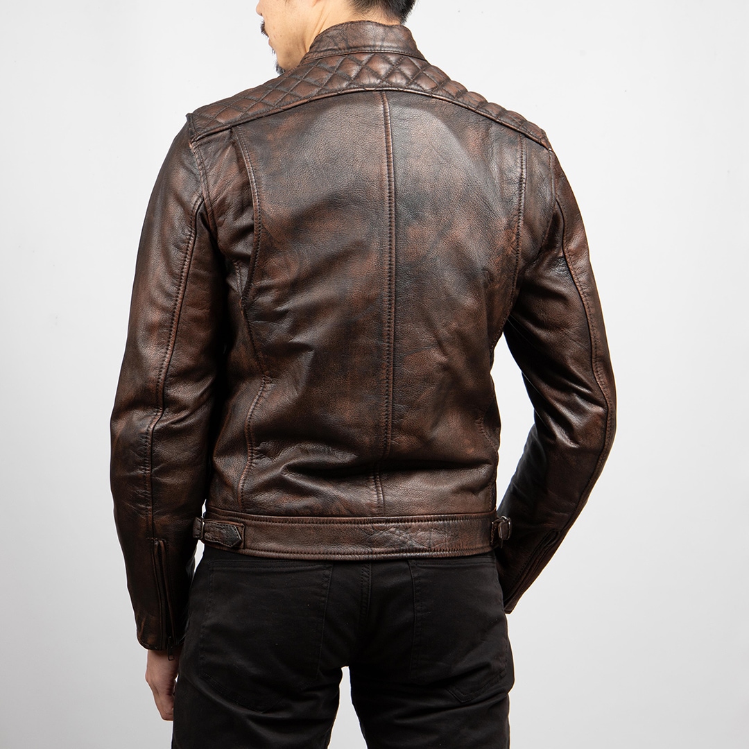 バイク ゴートレザージャケット[18SJ-6] ウェア,メンズ,ジャケット