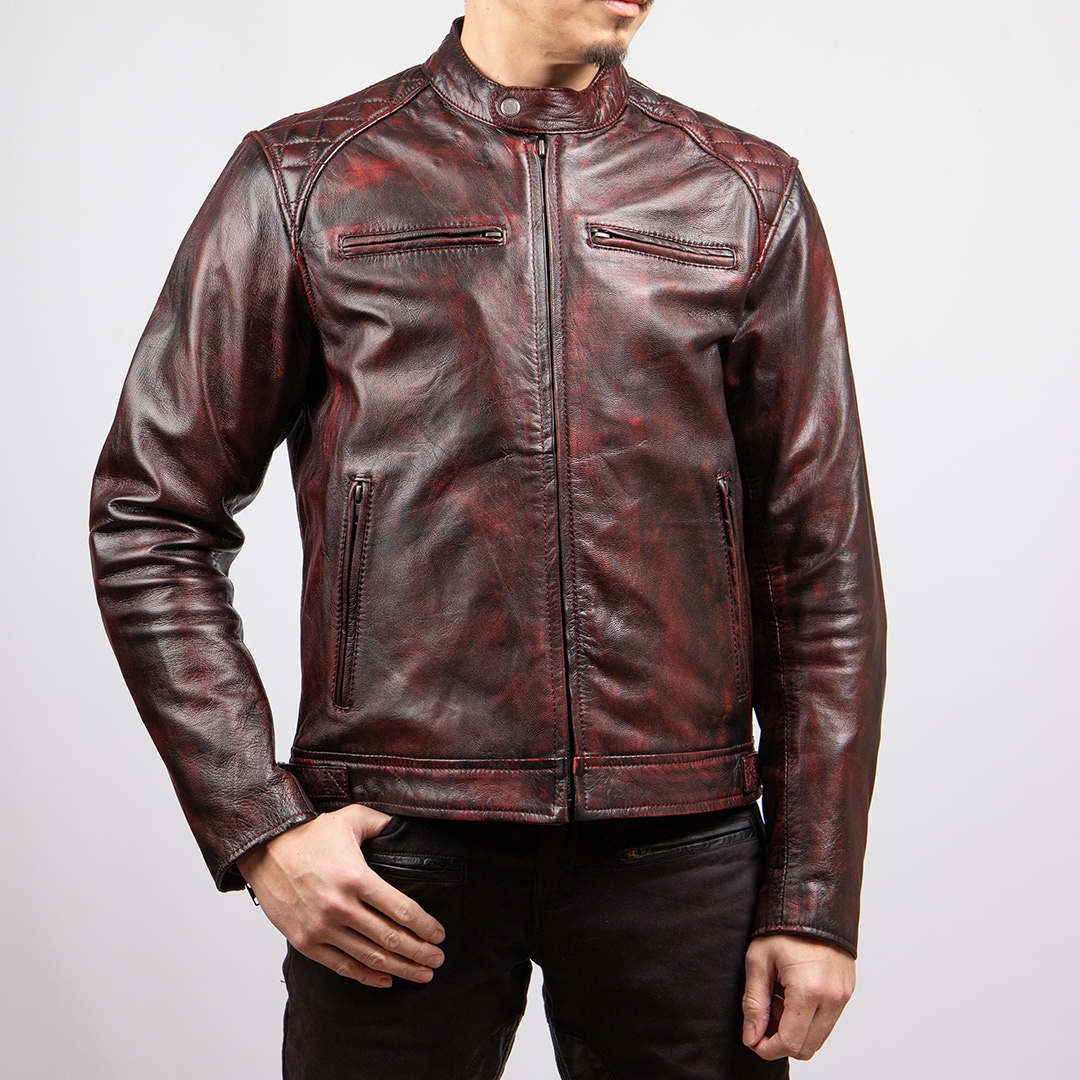 バイク ゴートレザージャケット[18SJ-6] ウェア,メンズ,ジャケット