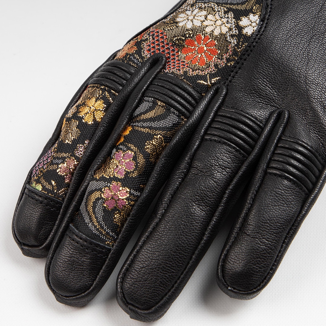 バイク レザー金襴グローブ [TG-101K] グローブ,オールシーズン