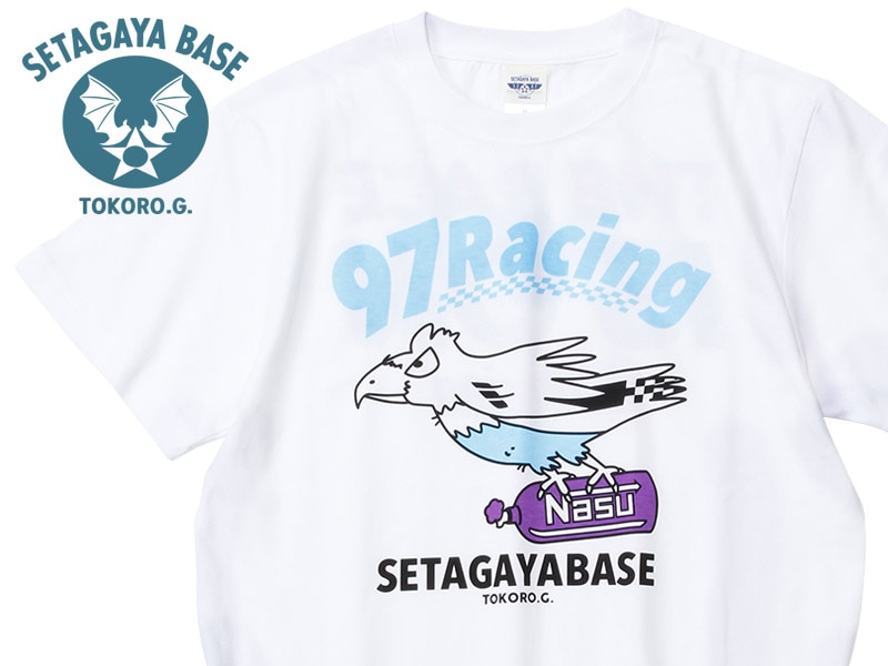 97Racing キャラVer. Tシャツ ホワイト / 世田谷ベース | [NEW/新商品