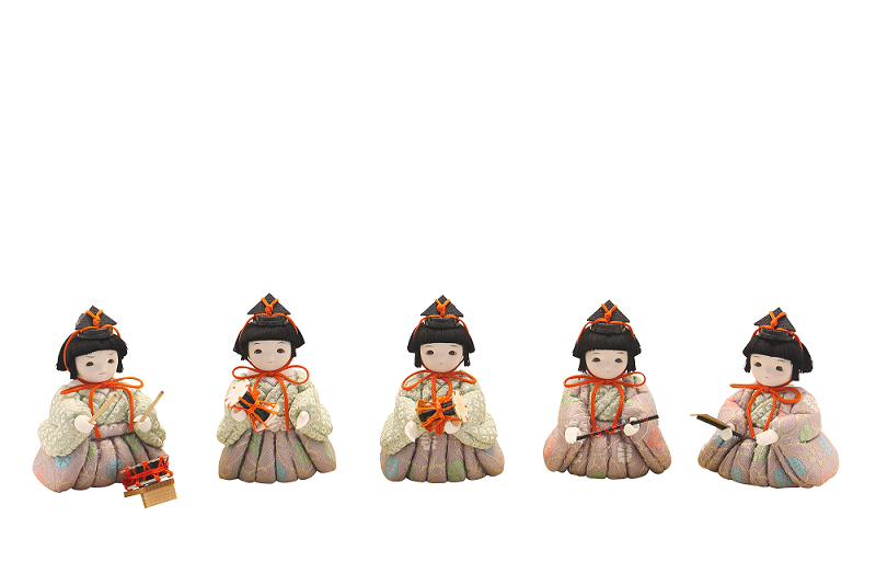 雛人形 木目込み rico五人囃子 おとは | すべての商品 | 雛人形の