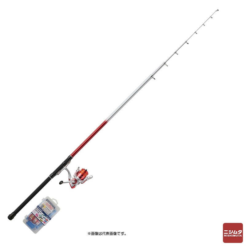 浜田商会 ブライト サビキ釣りセット 450 釣り竿 リール サビキ 仕掛け