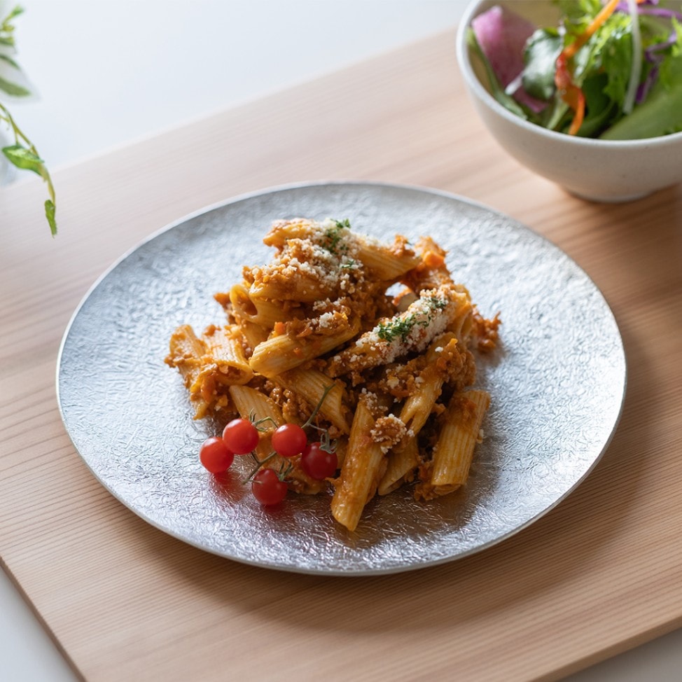 中皿 - 布目・氷割｜錫製雑貨・酒器の通販は能作オンラインショップ