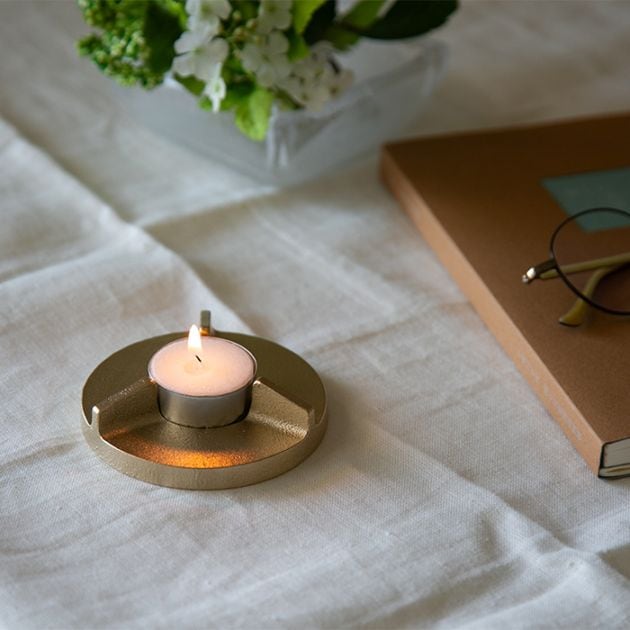 キャンドルホルダー - Wedge - L｜錫製雑貨・酒器の通販は能作