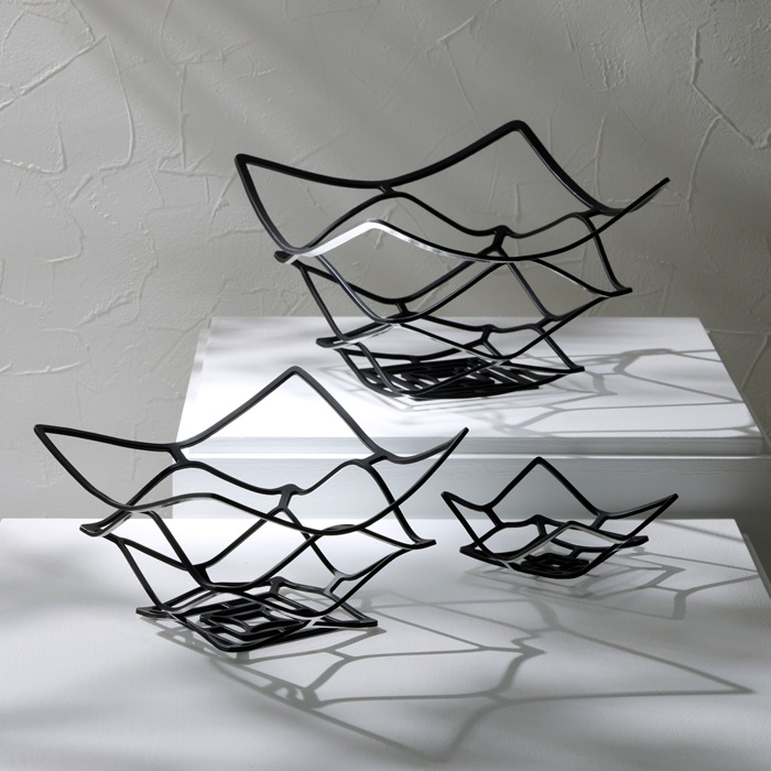 KAGO - スクエア - L - リバーシブルブラック｜錫製雑貨・酒器の通販は