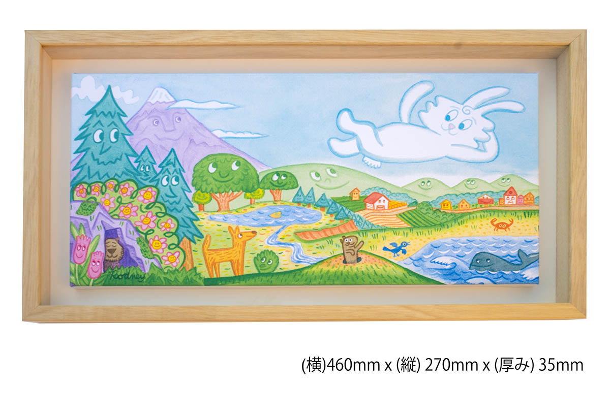 ジクレーキャンバス版画【サンダーバニー】25周年記念 (9906