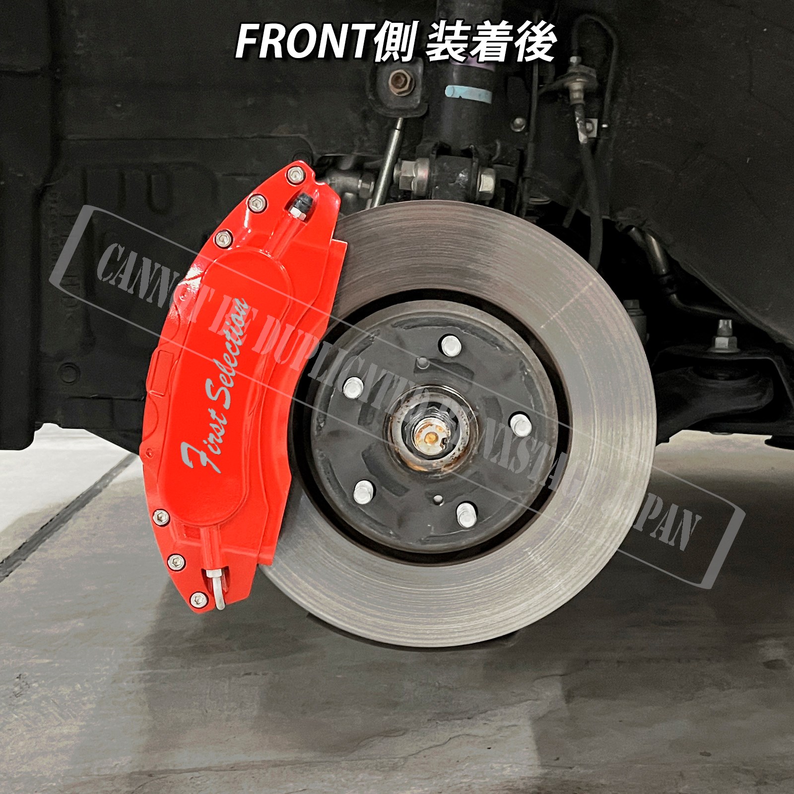 予約商品 トヨタ車 アルファード30系用 高耐久金属製キャリパーカバー