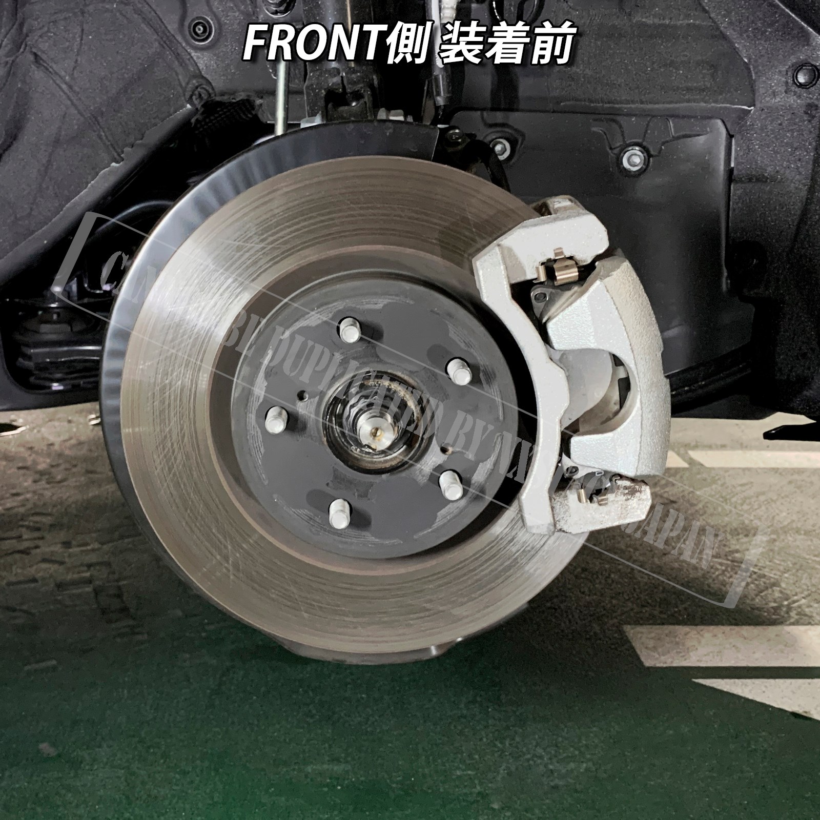 トヨタ車 ハリアー80系用 高耐久金属製キャリパーカバーセット 80