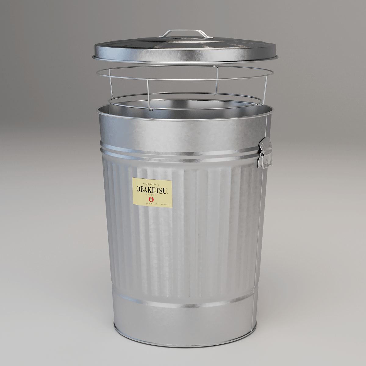 OBAKETSU】ゴミ袋ホルダー付ゴミ箱 60L・70L | 60L-70L | OBAKETSU