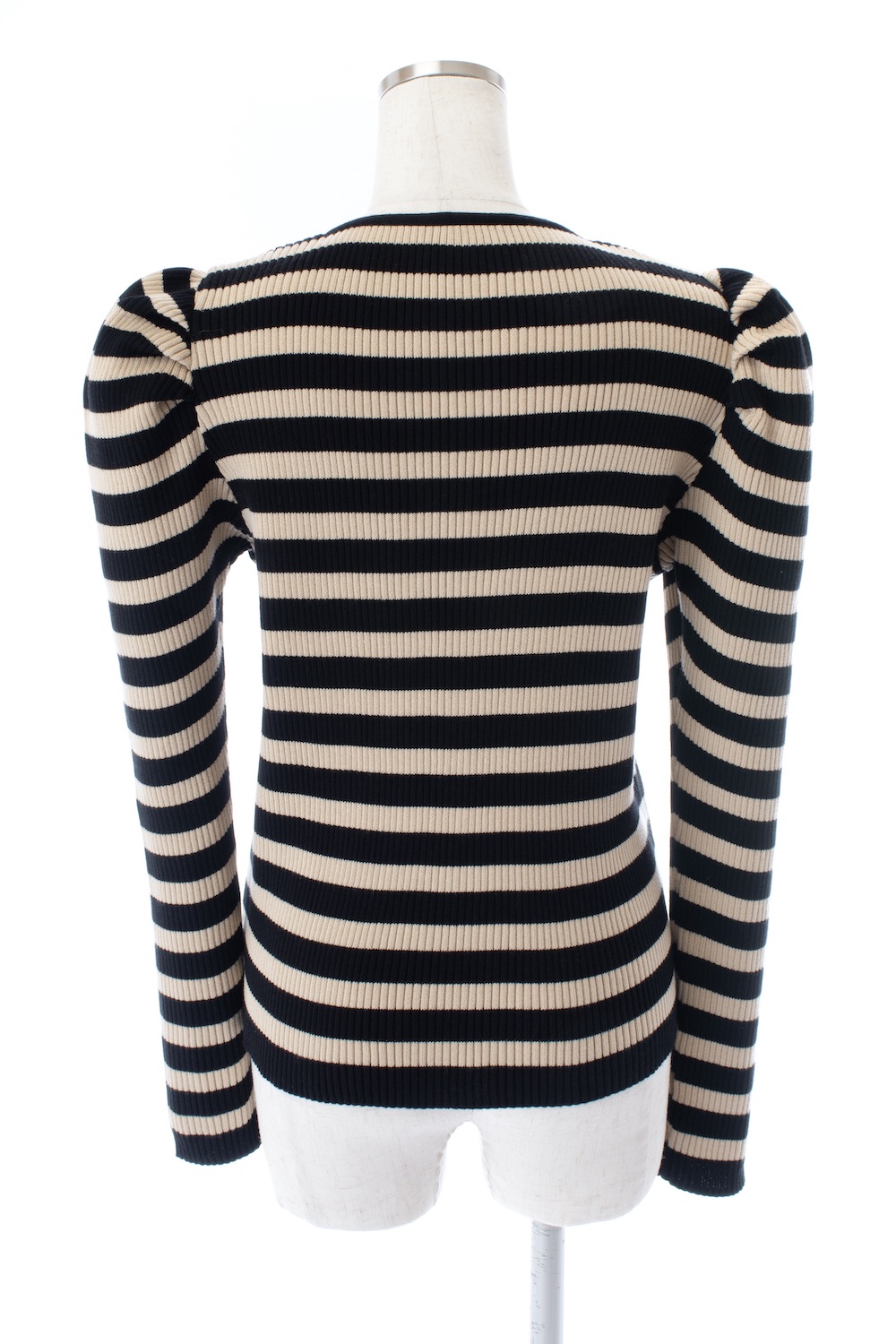 パフスリーブボーダーニット | TOPS | OBLI