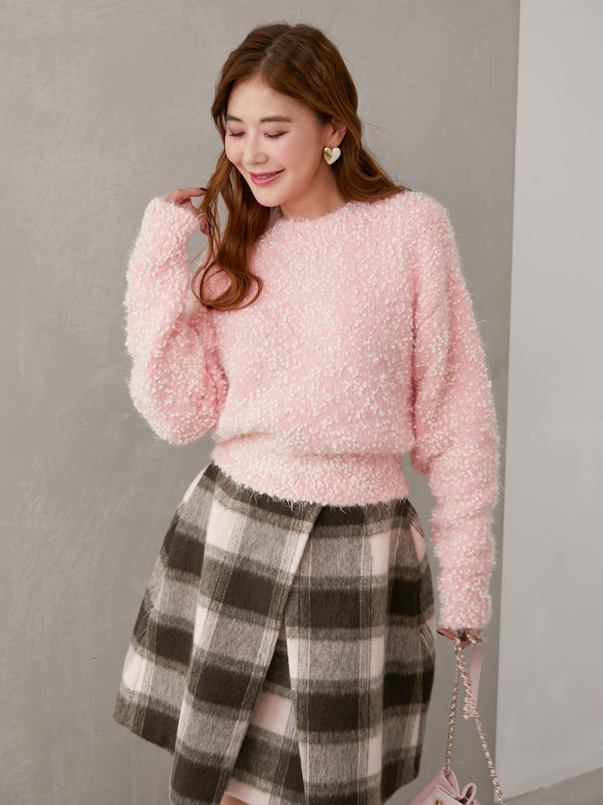 つぶつぶニット/ピンク【残り3点】 | TOPS | OBLI