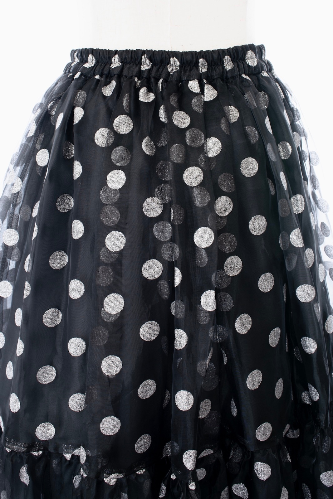 シルバードットオーガンジースカート | BOTTOMS | OBLI