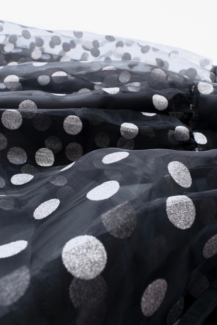 シルバードットオーガンジースカート | ALL ITEM | OBLI