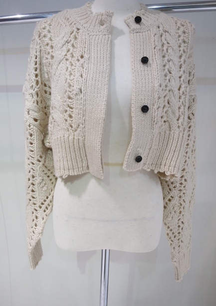 anuke Cable Knit Cardigan 62520507|apricot online shop