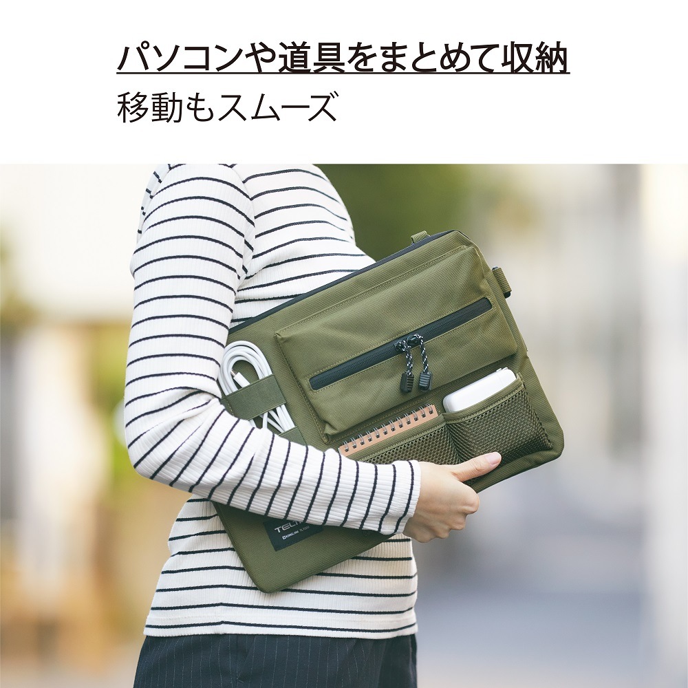 キングジム＜KING JIM＞ テルッタ マルチケース クロ TLT020-BK ワーク