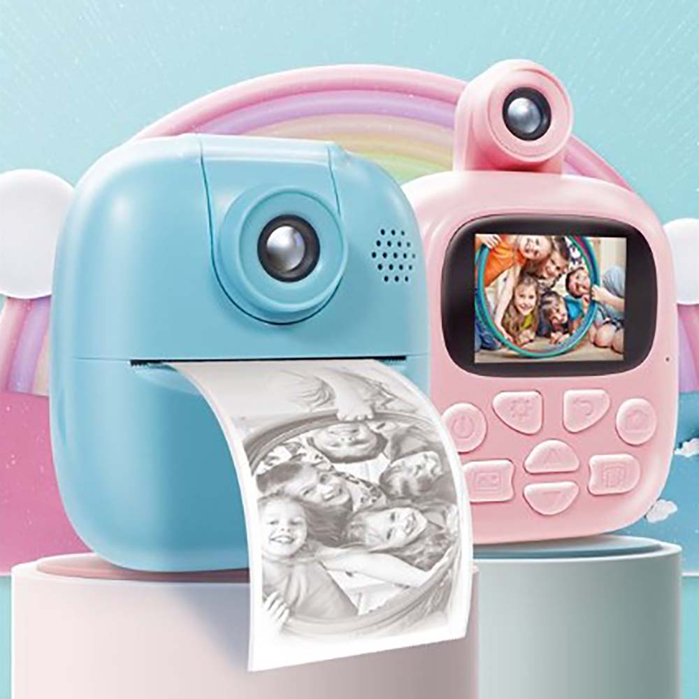 ハック HAC キッズデジタルプリントカメラ ブルー ピンク アソート