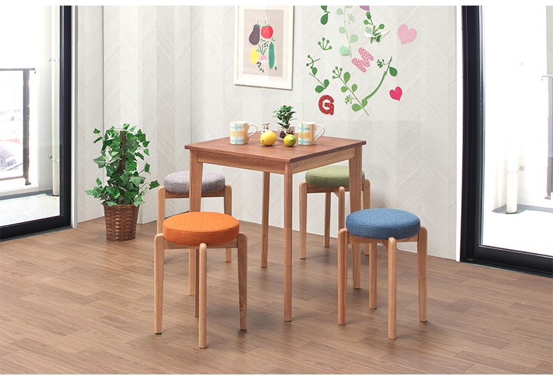 チェア チェア― ダイニングチェア スタッキングチェア 2脚入り 木製