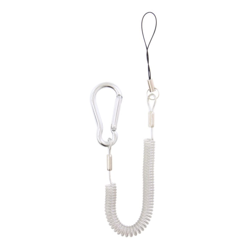 藤本電業 強力ストラップ カラビナ ホワイト WH｜MDK-W-CL 15-2223